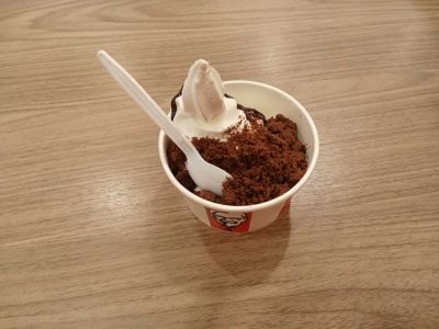 ร้าน KFC เมนูไอติมซันเดย์ช็อกโลแลต ทานที่โลตัส จ.สระบุรี โฉมใหม่